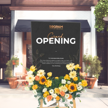 Glamorous | Opening Stand Flower Stand Opening Stand Delivery For Grand Opening in KL/PJ , free same-day delivery flower stand to Klang Valley, KL ; Selangor for your congratulatory grand opening.